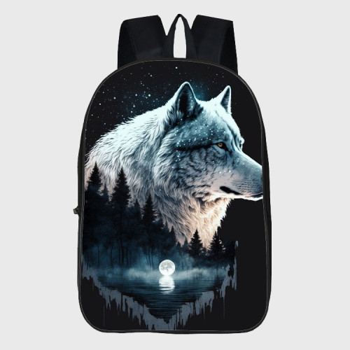 Wolf Art Backpack