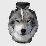 Gray Wolf Hoodie