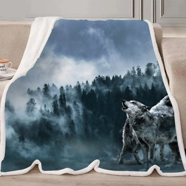 Wolf Howl Blanket