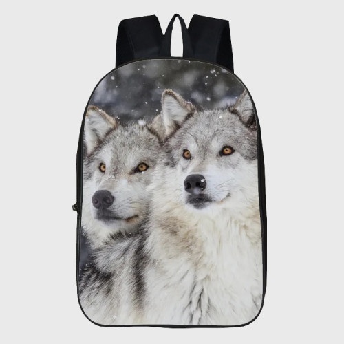Snow Wolf Couples Backpack