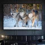 Wolf Packs Painting Art