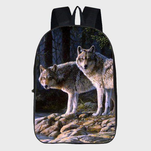 Wolf Couples Backpack