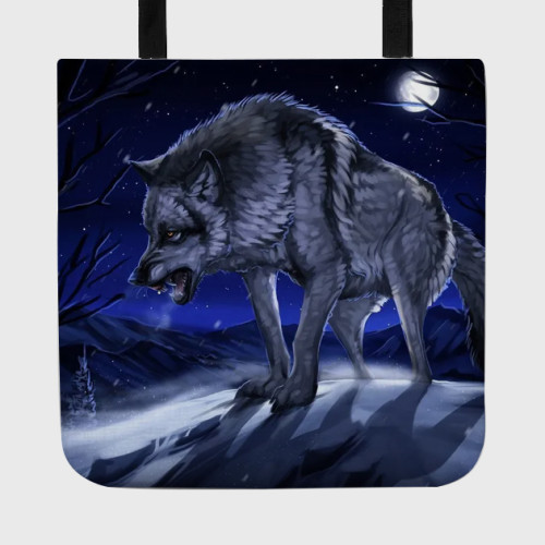 Anime Wolf Tote Bag