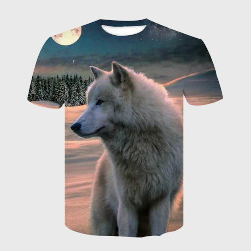 Wolf And Moon T-Shirt