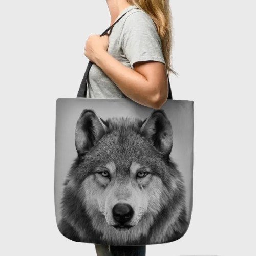 Wolf Portrait Tote Bag
