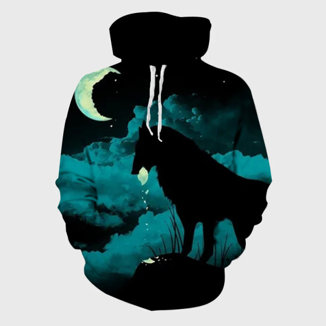 Night Wolf Hoodie