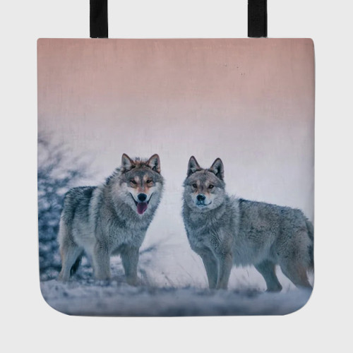 Cute Wolves Tote Bag