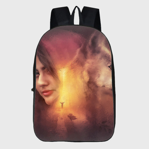 Women And Wolf Backpack