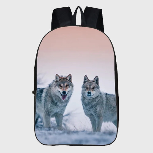Cute Wolves Backpack