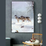 Wolf Packs Painting Art