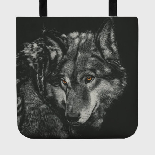 Wolf Drawing Tote Bag