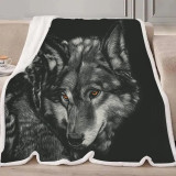 Wolf Drawing Blanket