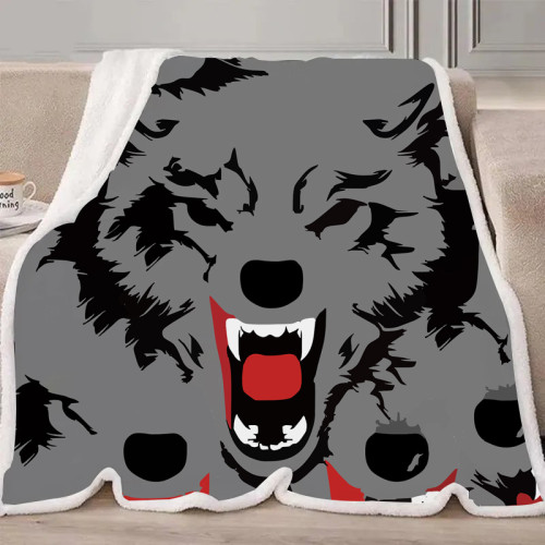 Roaring Wolf Blanket