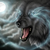 Angry Wolf Painting Art