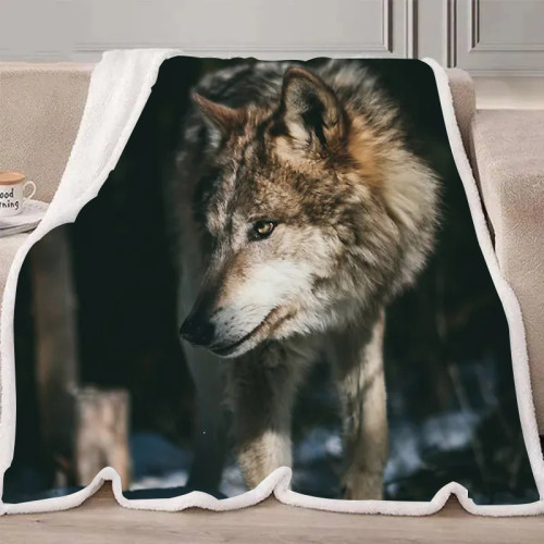 Cool Wolf Blanket