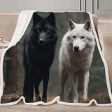 Wolf Couples Blanket