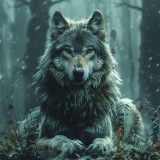 Wolf Art Painting Art