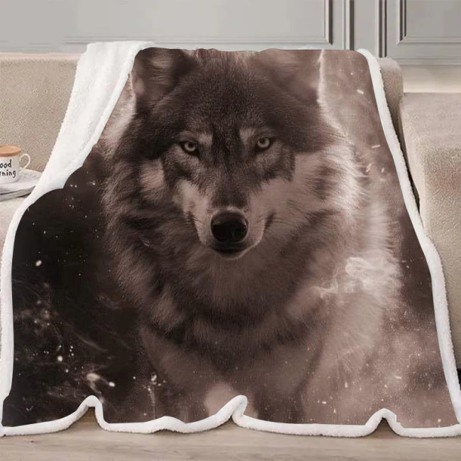 Smog Wolf Blanket