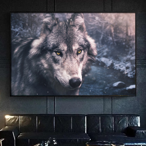 Wolf Painting Art