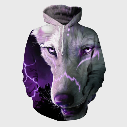 Lightning Wolf Hoodie