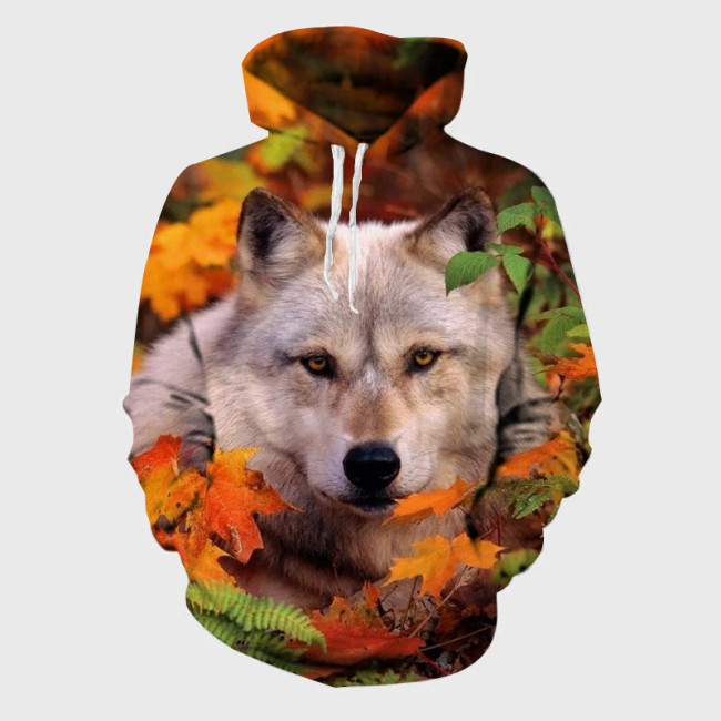 Leaf Wolf Hoodie