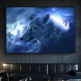 Wolf Art Painting Art