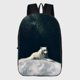 Cosmic White Wolf Backpack