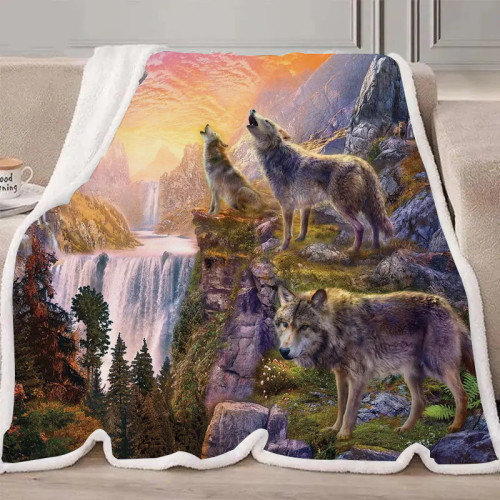 Packs Wolf Blanket