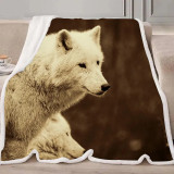 Arctic Wolf Blanket