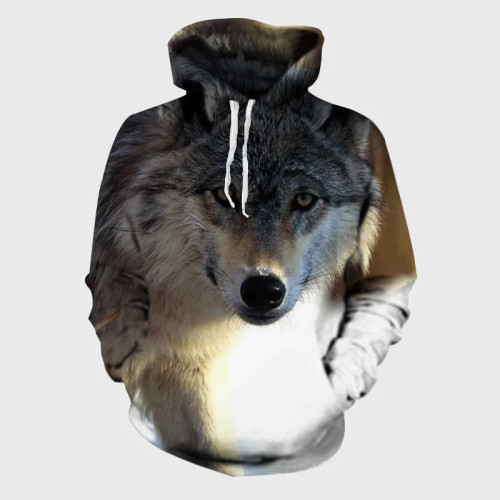 Grey Wolf Hoodie