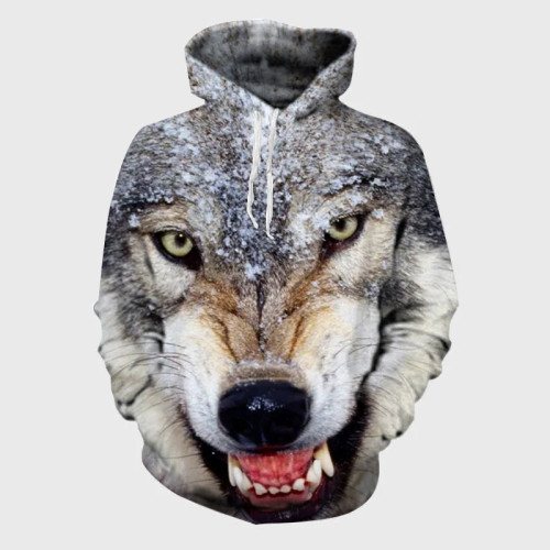 Fierce Wolf Hoodie