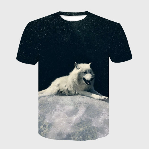 Cosmic White Wolf T-Shirt