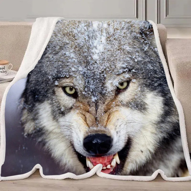 Fierce Wolf Blanket