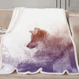 Wolf Drawing Blanket