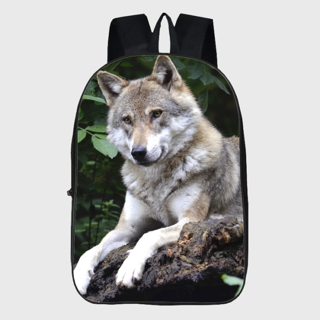 Resting Wolf Backpack