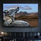 Wolf Painting Art