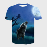 Wolf Howling At Moon T-Shirt