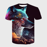 Colorful Wolf T-Shirt