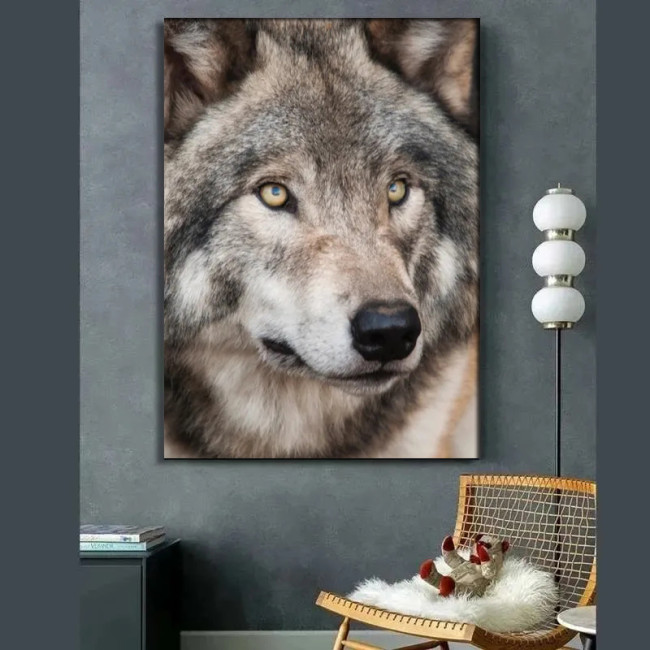 Wild Wolf Painting Art