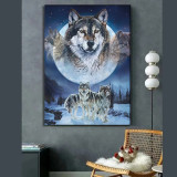 Wolf Packs Painting Art