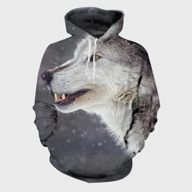 Snow Wolf Hoodie