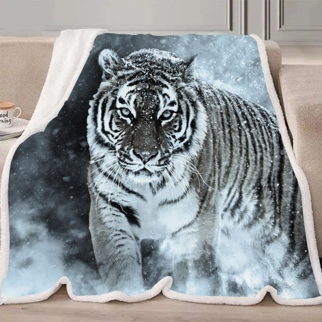 Novelty Tiger Blanket