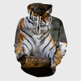 Tiger Print Hoodie