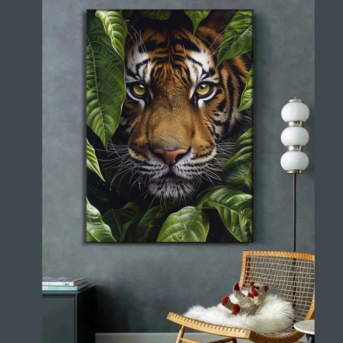 Jungle Tiger Painting Art