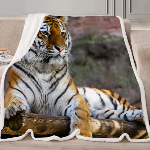 Tiger Print Blanket