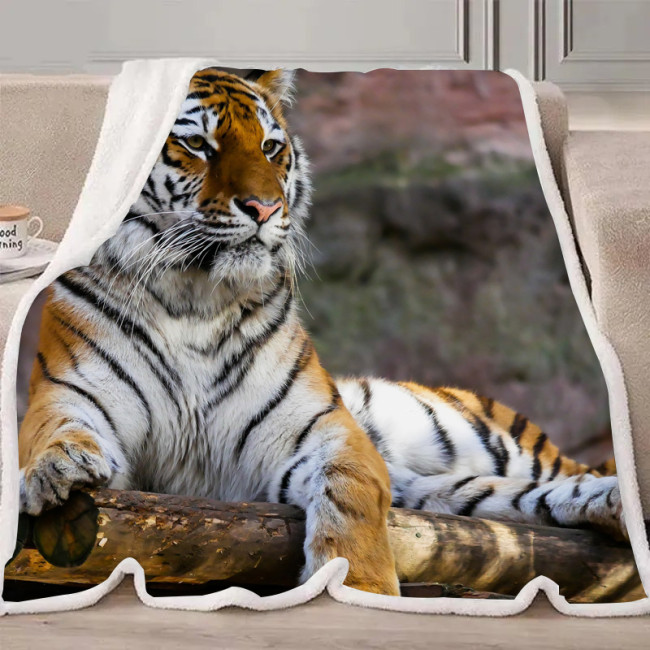 Tiger Print Blanket