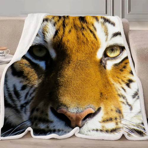 Tiger Face Blanket