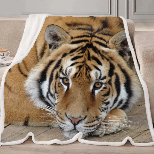 Resting Tiger Blanket