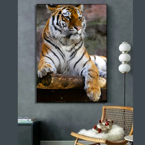 Tiger Print Painting Art