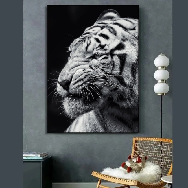 Tiger Head Painting Art